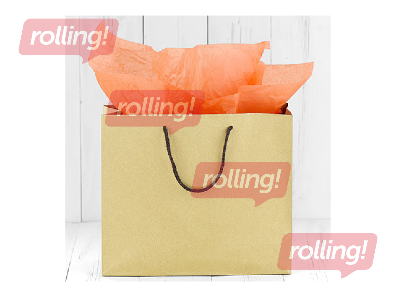 Dekoratiivne siidpaber, oranž, 15g/m², 50x65cm, 10 lehte