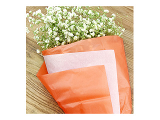 Dekoratiivne siidpaber, oranž, 15g/m², 50x65cm, 10 lehte