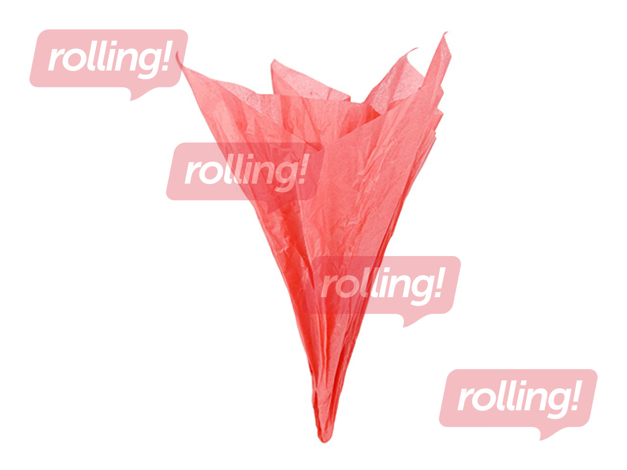 Dekoratiivne siidpaber, punane, 15g/m², 50x65cm, 10 lehte