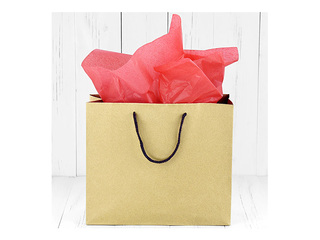 Dekoratiivne siidpaber, punane, 15g/m², 50x65cm, 10 lehte