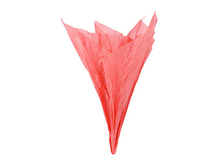 Декоративная бумага для упаковки, красная, 15г/м², 50x65см, 10 листов