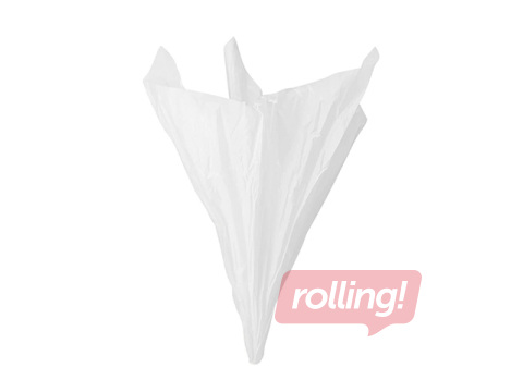 Dekoratiivne siidpaber, valge, 15g/m², 50x65cm, 10 lehte