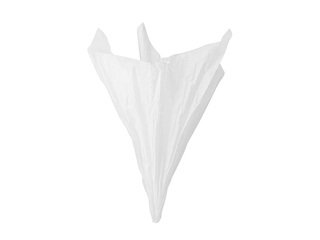 Декоративная бумага для упаковки, белая, 15г/м², 50x65см, 10 листов