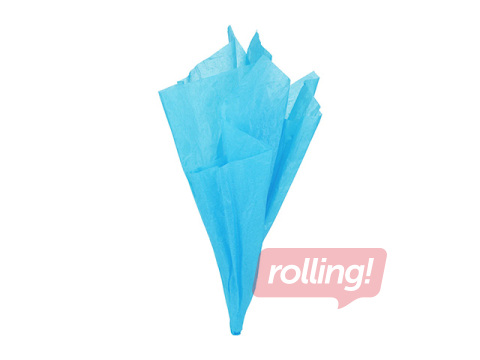 Decorative tissue paper, skyblue, 15g/m², 50x65cm, 10 sheets