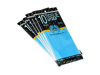 Decorative tissue paper, skyblue, 15g/m², 50x65cm, 10 sheets