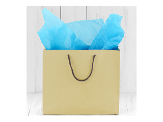 Decorative tissue paper, skyblue, 15g/m², 50x65cm, 10 sheets