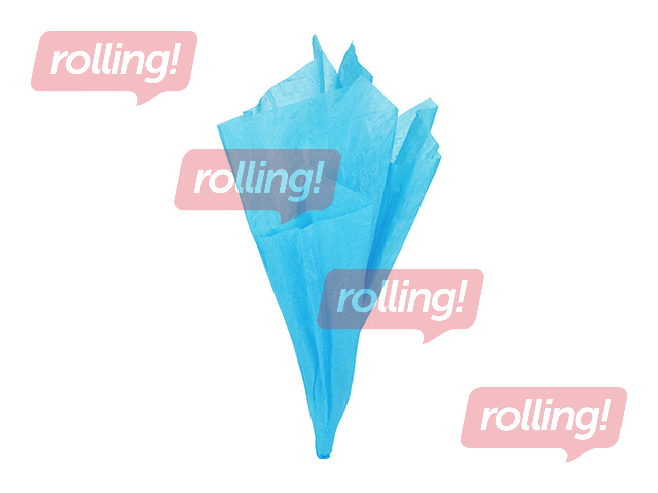 Dekoratiivne siidpaber, sinine, 15g/m², 50x65cm, 10 lehte