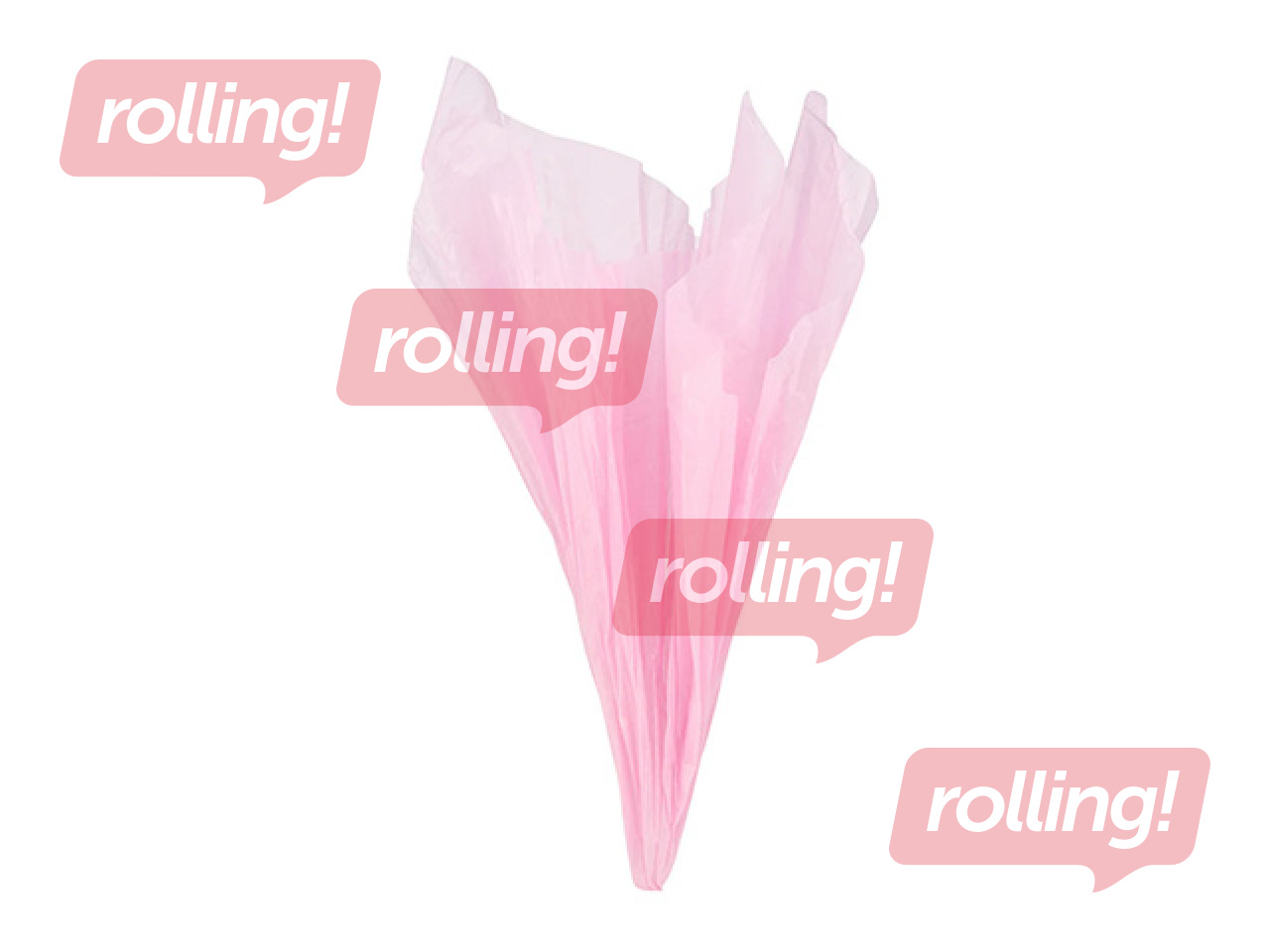 Zīdpapīrs dekoratīvais, rozā, 15g/m², 50x65cm, 10 loksnes