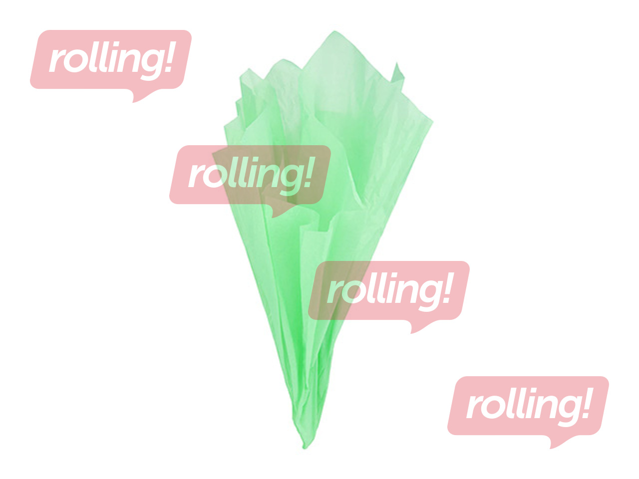 Dekoratiivne siidpaber, roheline, 15g/m², 50x65cm, 10 lehte