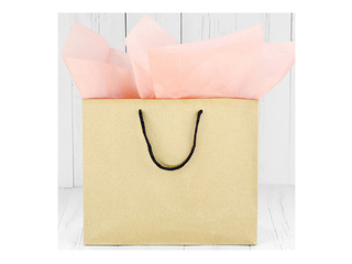 Dekoratiivne pakkepaber, virsikuvärvi, 15g/m², 50x65cm, 10 lehte