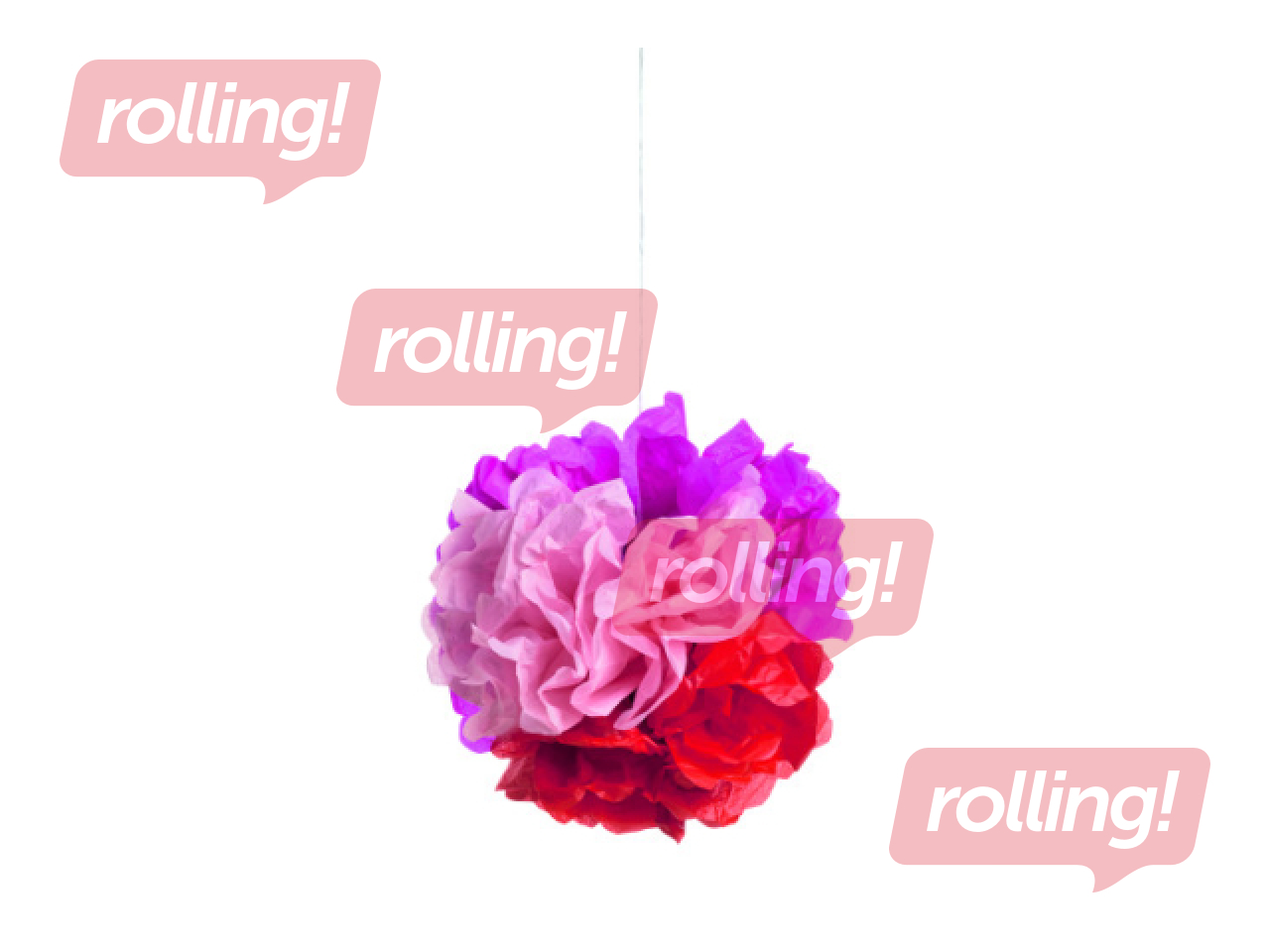 Dekoratiivne siidpaber Folia, heleroosa, 20g/m², 50x75cm, 6 lehte