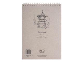 Sketch pad Authentic Natural, A5, 100g/m², 70 sheets