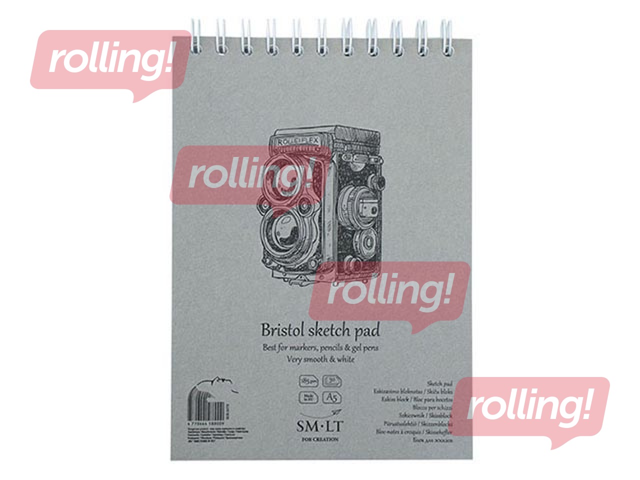 Joonistusplokk Authentic Bristol, A5, 185g/m², 30 lehte