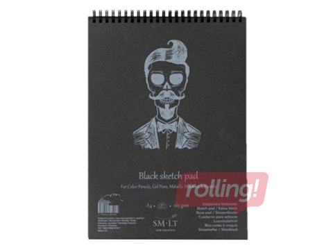 Sketch pad Authentic Black, A5, 165g/m², 20 sheets