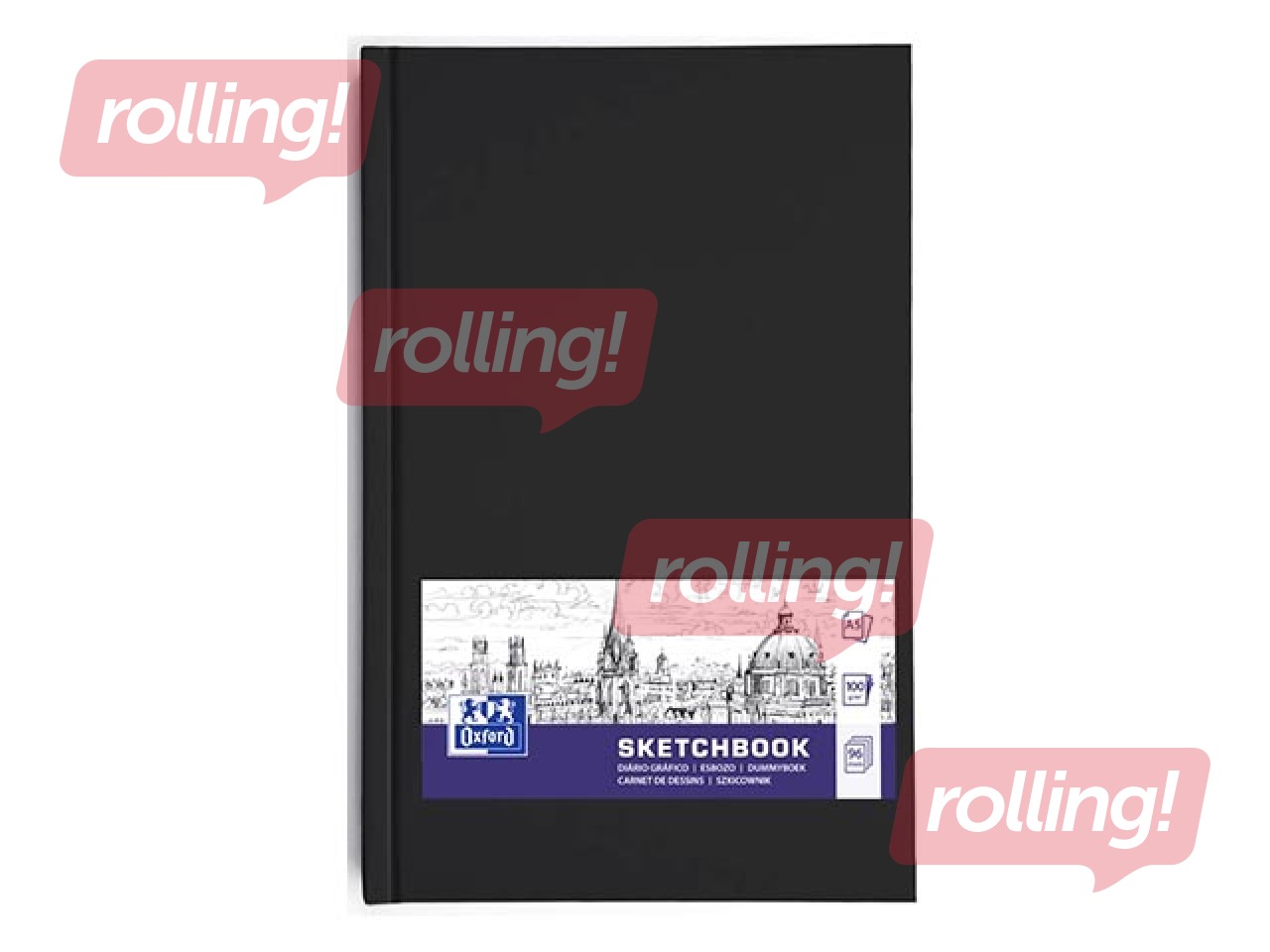 Joonistusblokk Oxford, A5, 100g/m², 96 lehte