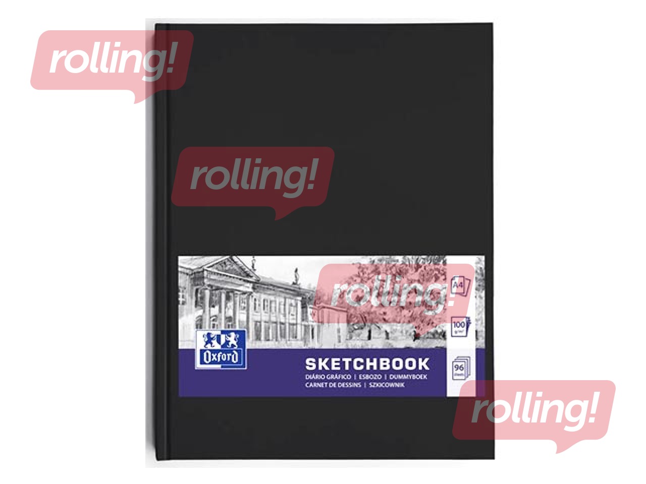 Joonistusblokk Oxford, A4, 100g/m², 96 lehte