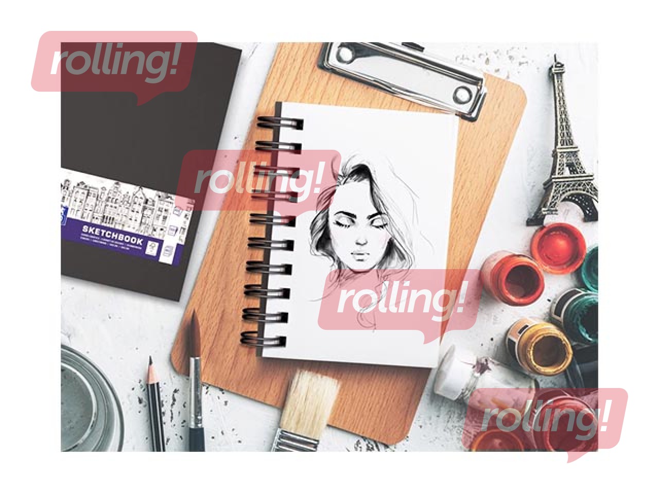 Joonistusblokk Oxford, A6, 100g/m², 80 lehte