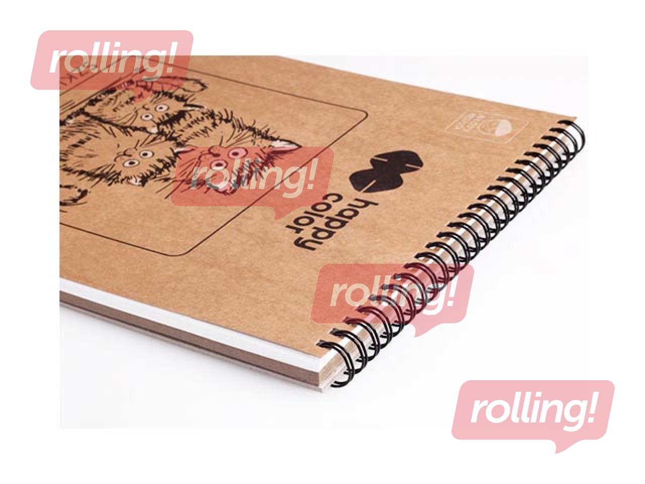 Блокнот для эскизовi Happy Color, A5, 80/90г/м², 60 листов