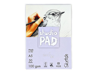 Visandipaberiplokk SM·LT Studio, 100g/m², A5, 50 lehte
