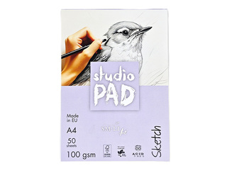 Sketch block pad SM·LT Studio, 100g/m2, A4, 50 sheets