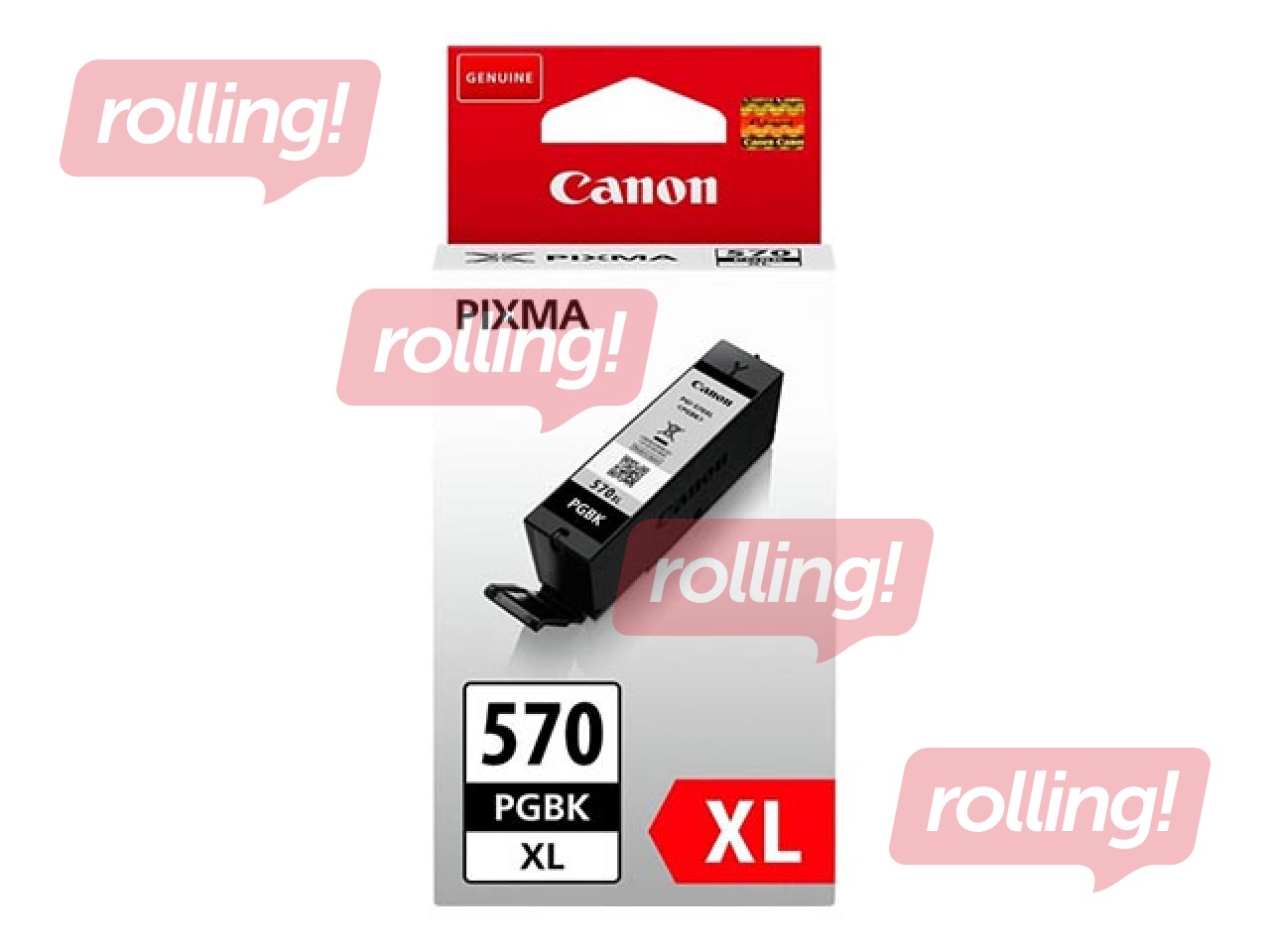 Tintes kasete Canon PGI-570XL PGBK, Pigmenta Melna, 22ml