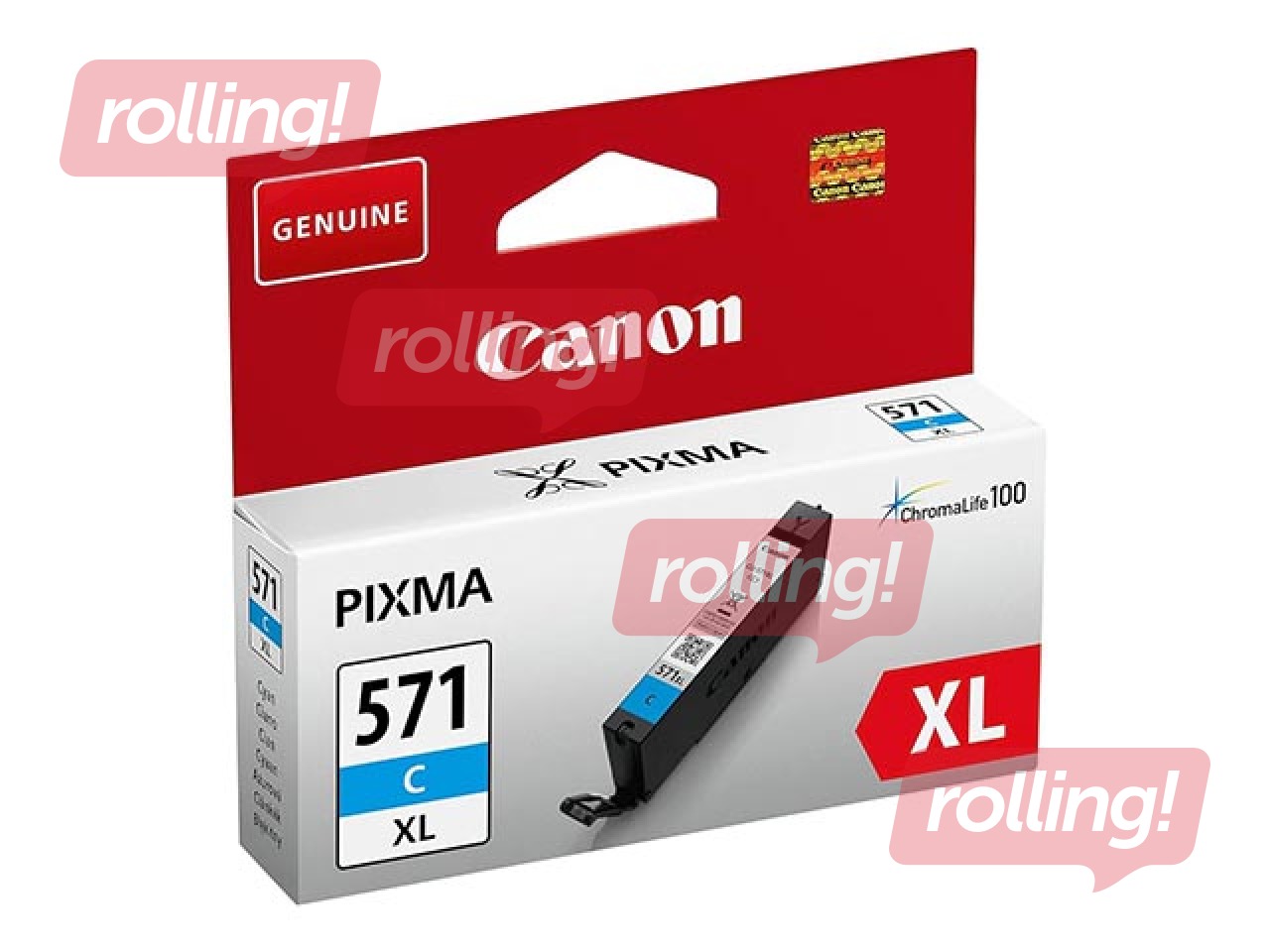 Tindikassett Canon CLI-571XL, sinine, 11ml