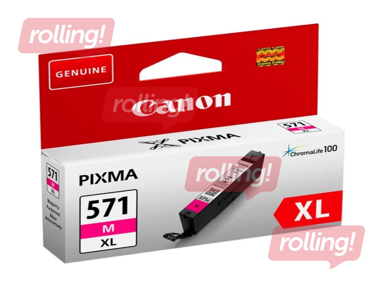 Tindikassett Canon CLI-571XL, punane, 11ml