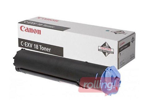 Tooneri pudel Canon C-EXV18, must, (8400 lk)