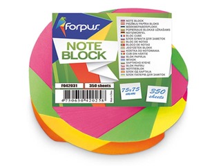 Бумага для заметок Fopi Twisted,размер 75x75 см, 350 страниц, неоновые цвета