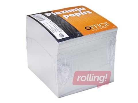 Notepaper, white, not glued, 8.5x8.5cm, 800 sheets