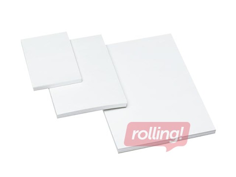 Bantex notepad, A6, plain, glued, unpunched