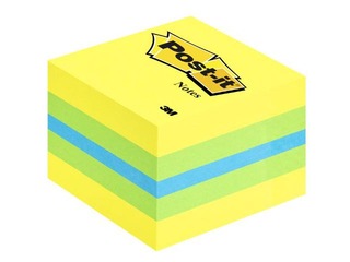 Sticky Notes mini, Post-it, neon colors, 51x51mm, 400 sheets