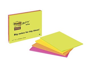 Märkmepaber Post-it A5 Meeting Notes 6845-SSP, 152x203mm, 4x45 lehte