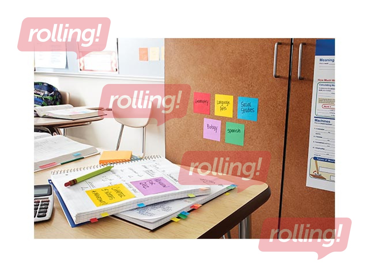 Liimäärega märkmepaber Post-It Super Sticky Boost 76x76mm, 5x90 lehte + KAMPAANIA! Osta märkmepabe