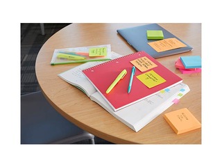 Līmlapiņas Post-It Super Sticky Boost 76x76mm, 5x90 lapiņas + AKCIJA! Pērc līmlapiņas un saņe