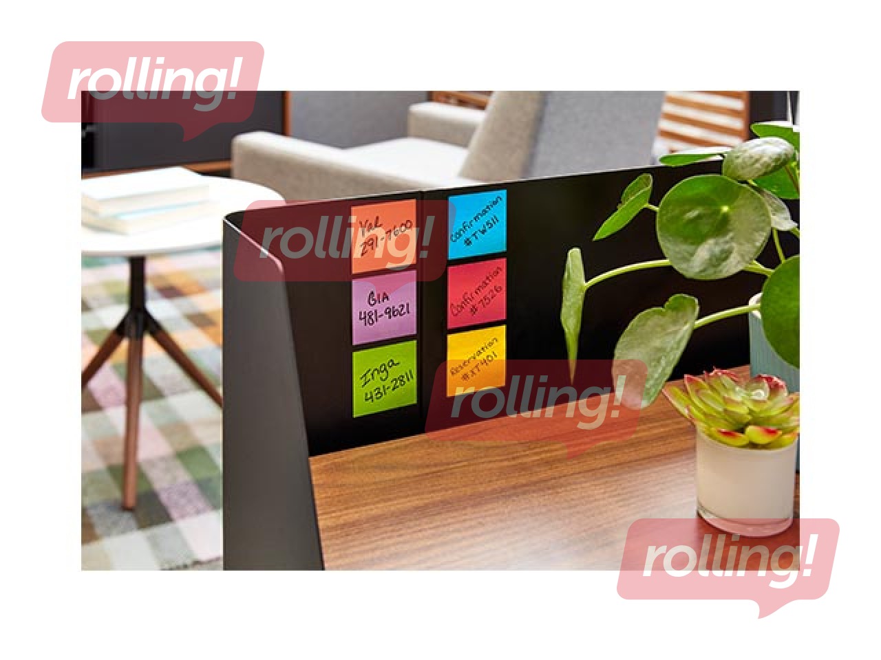 Līmlapiņas Post-It Super Sticky Boost 76x76mm, 5x90 lapiņas + AKCIJA! Pērc līmlapiņas un saņe