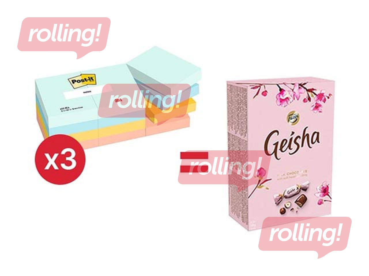 Sticky notes Post-it Beachside, 38x51mm, 12x100 sheets + GIFT! Purchase sticky notes and receive 