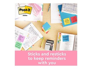 Sticky notes Post-it Beachside, 38x51mm, 12x100 sheets + GIFT! Purchase sticky notes and receive 