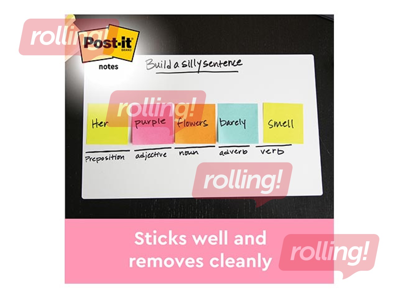 Клейкие листочки Post-It Super Sticky Beachside, 76х76мм, 6x90 листов + АКЦИЯ! Купи наклейки и получ