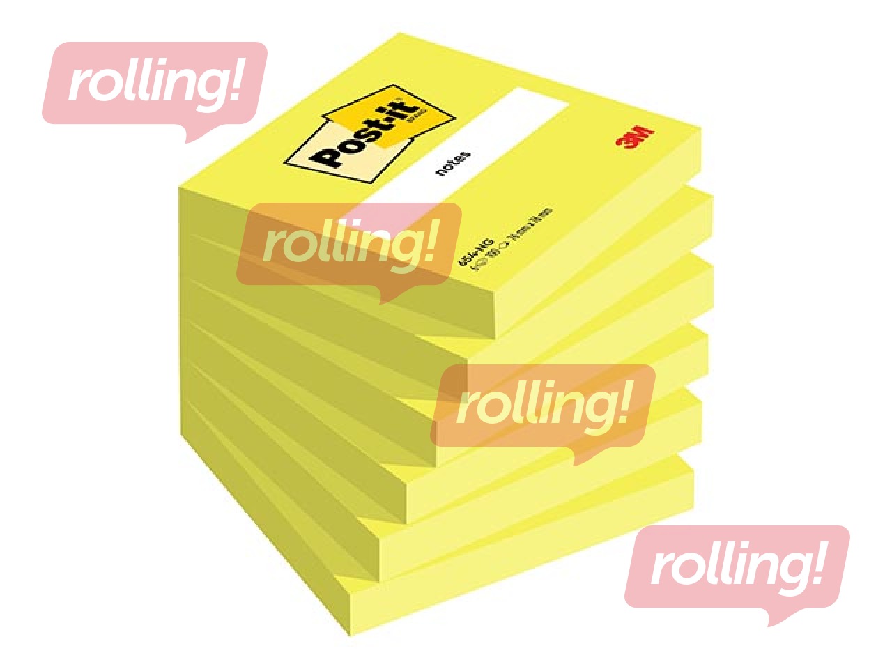 Sticky notes Post-it Neon, green, 76x76mm, 100 sheets