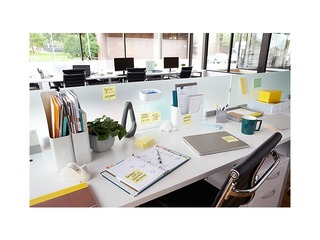 Post-it märkmepaber, iseliimuv, kollane, 76x76mm, 12x100 lehte