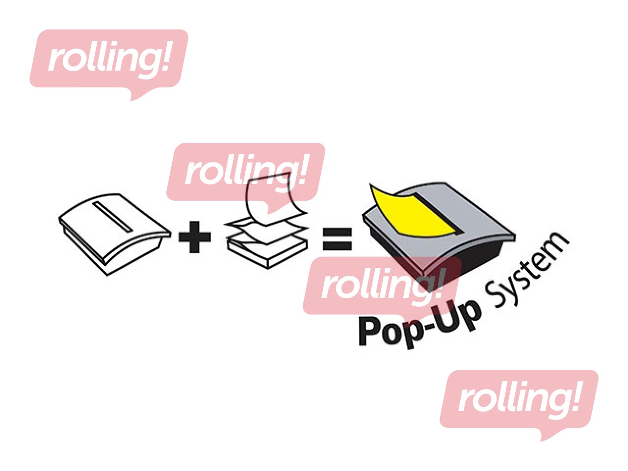 Клейкие листочки  Z-типа Post-it, жёлтые, 76x76мм, 12x100 листов