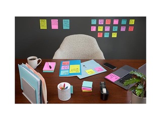 Līmlapiņas Post-it Super Sticky Cosmic 47.6x47.6mm, 12x90 lapiņas + AKCIJA! Pērc līmlapiņas un saņe