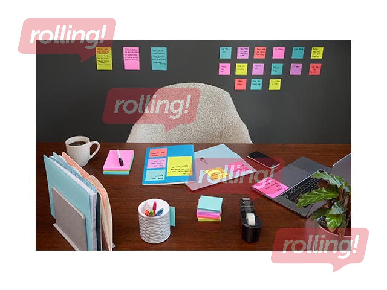 Līmlapiņas Post-it Super Sticky Cosmic 47.6x47.6mm, 12x90 lapiņas + AKCIJA! Pērc līmlapiņas un saņe