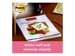 Līmlapiņas Post-it, dzeltenas, 76x102mm, 12x100 lapiņas + AKCIJA! Pērc līmlapiņas un saņem dāvanu!