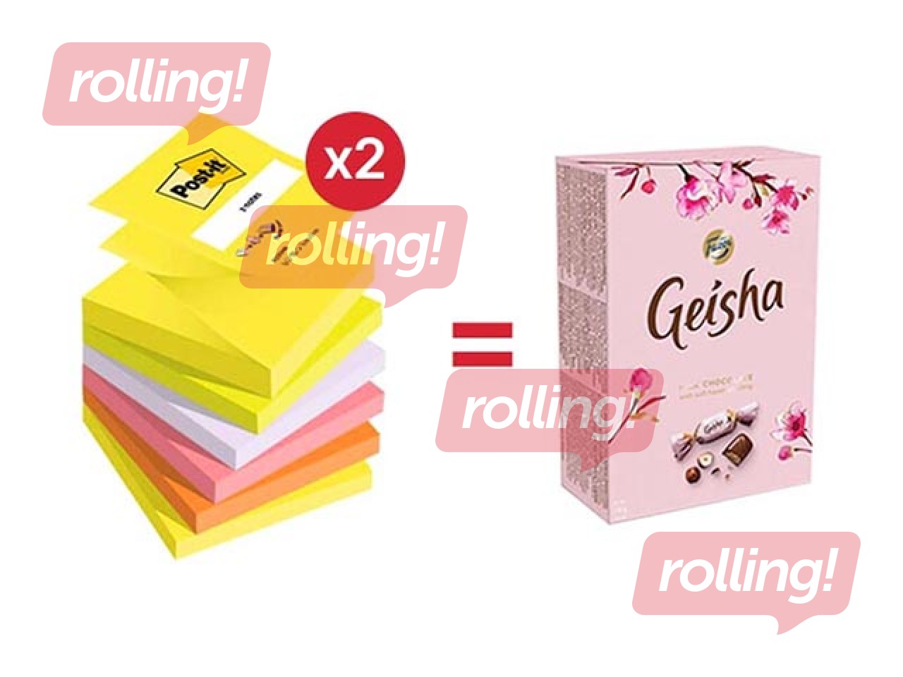  Z-tüüpi märkmepaber, Post-it Super Sticky Neon, 76x76mm, 6x100 lehte + KAMPAANIA! Osta märkmepabe