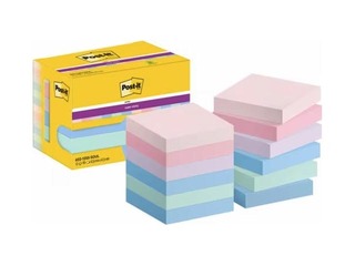 Sticky notes Post-it Super Sticky Soulful 47.6x47.6mm, 12x90 sheets + GIFT! Purchase sticky notes an