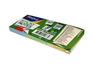 Sticky notes Forpus, pastel colors, 40x50mm, 3x100 sheets