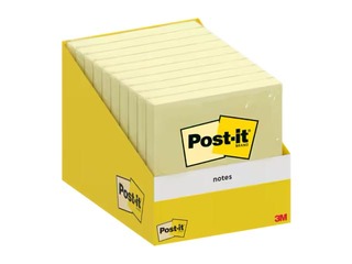 Līmlapiņas Post-it, dzeltenas, 76x76mm, 100 lapiņas