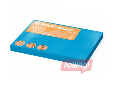 Kleepmärkmed ErichKrause, neoonsinised, 100x75mm, 100 lehte